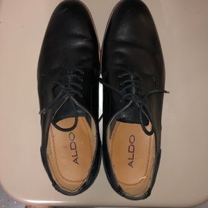 ALDO Men's Black Dress Shoes, Size 9.5